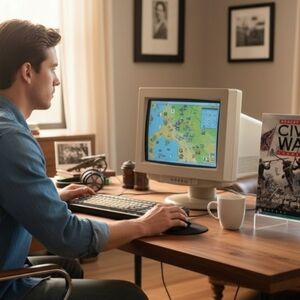 Robert E. Lee Civil War General (1996, PC CD-ROM) WIN 95/WIN 3.1 Sierra Big Box